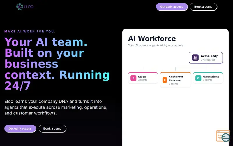 Screenshot of Eloo