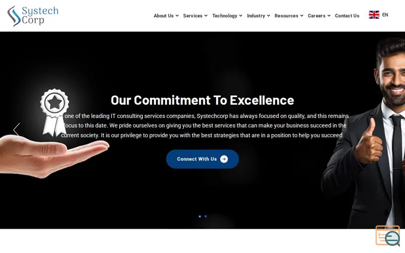 Screenshot of SystechCorp