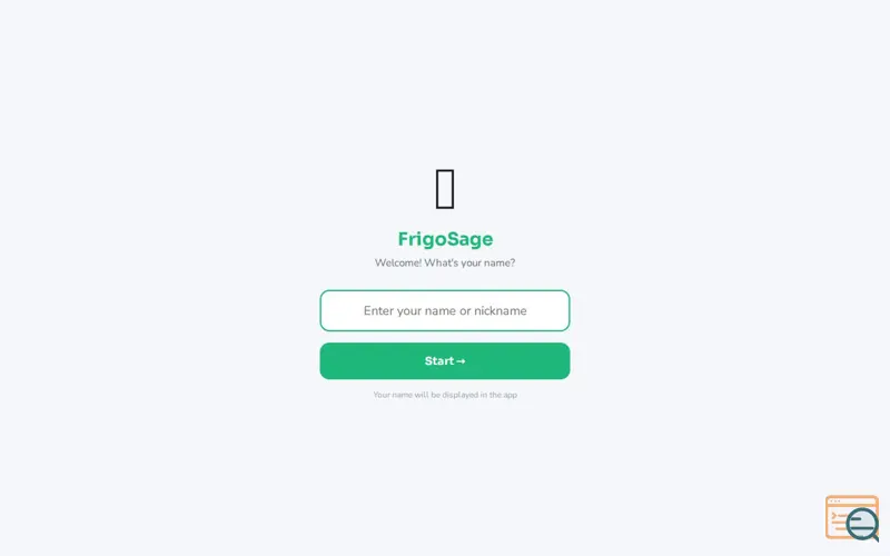 Screenshot of FrigoSage — Smart fridge, less waste