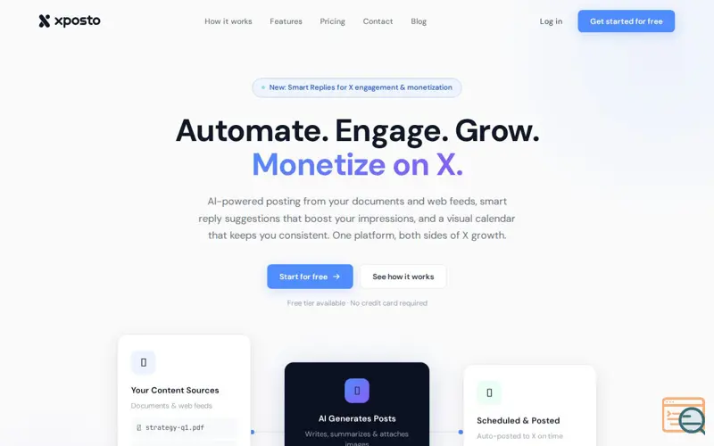 Screenshot of Xposto