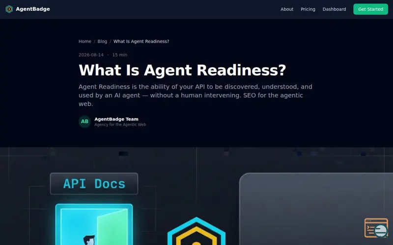 Screenshot of AgentBadge