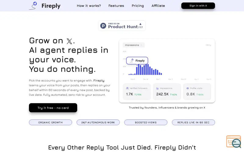 Screenshot of Fireply AI 2.0