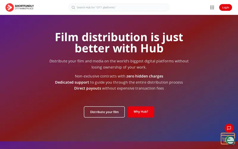 Screenshot of Shortfundly Hub