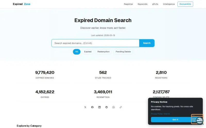 Screenshot of ExpiredZone