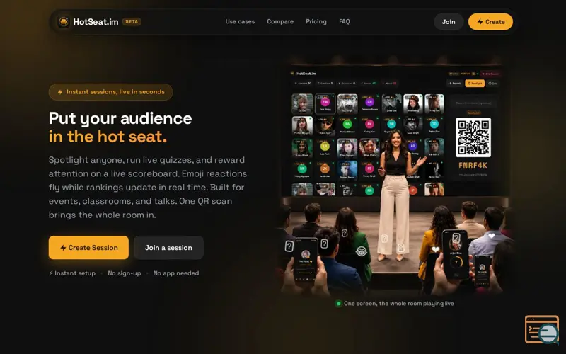 Screenshot of HotSeat.im