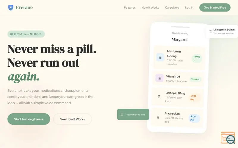 Screenshot of Everane - Your Medication, Simplified