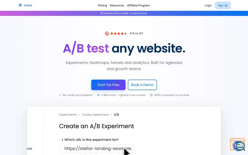 Screenshot of Stellar