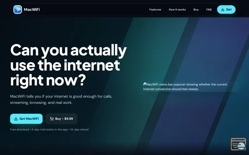 Screenshot of MacWiFi