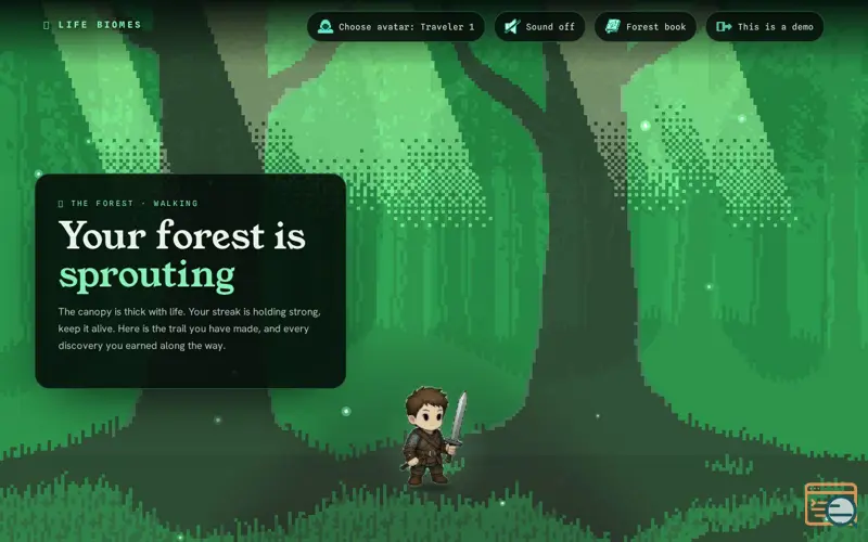 Screenshot of Lifebiomes