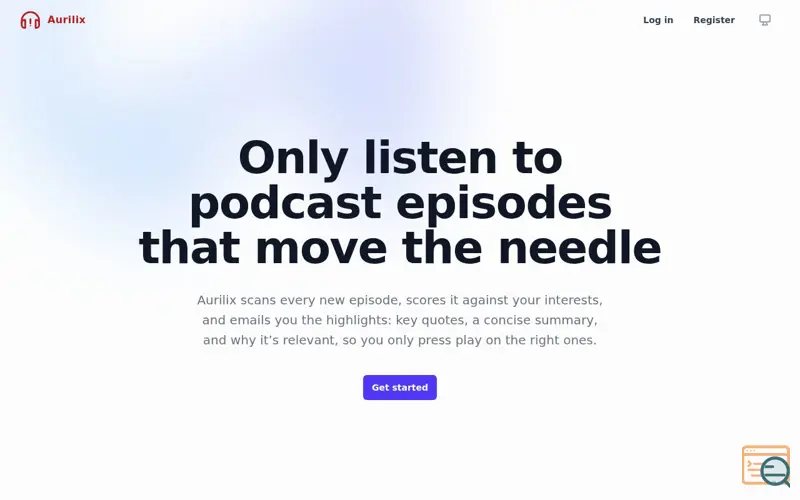 Screenshot of Aurilix