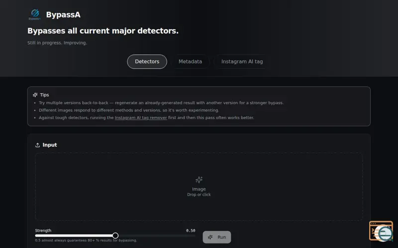 Screenshot of BypassA