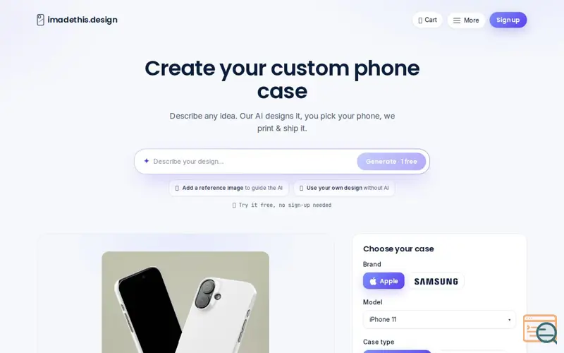 Screenshot of imadethis.design