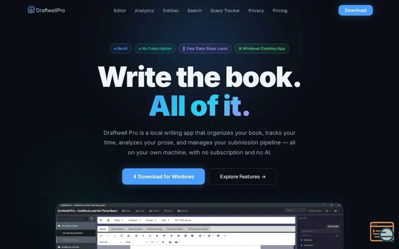 Screenshot of Draftwell Pro