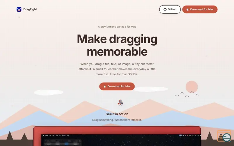 Screenshot of DragFight