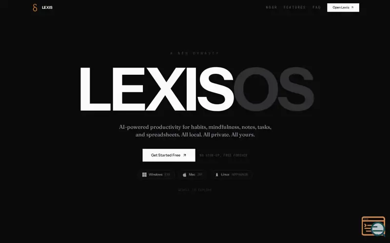 Screenshot of Lexis