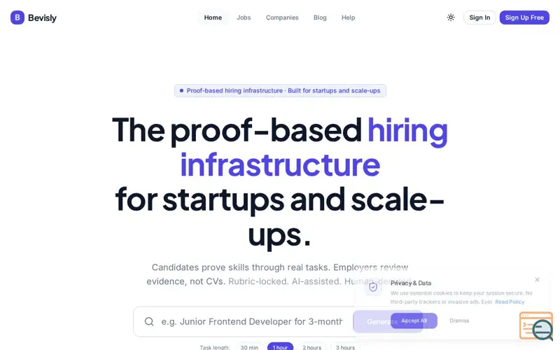 Screenshot of Bevisly