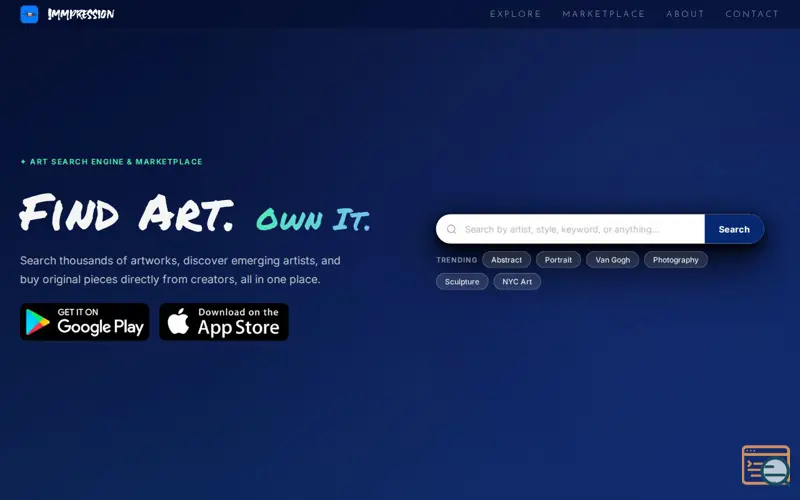 Screenshot of Immpression