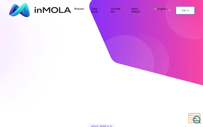 Screenshot of inMOLA