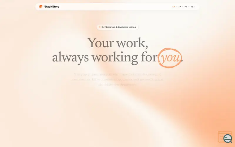 Screenshot of StackStory