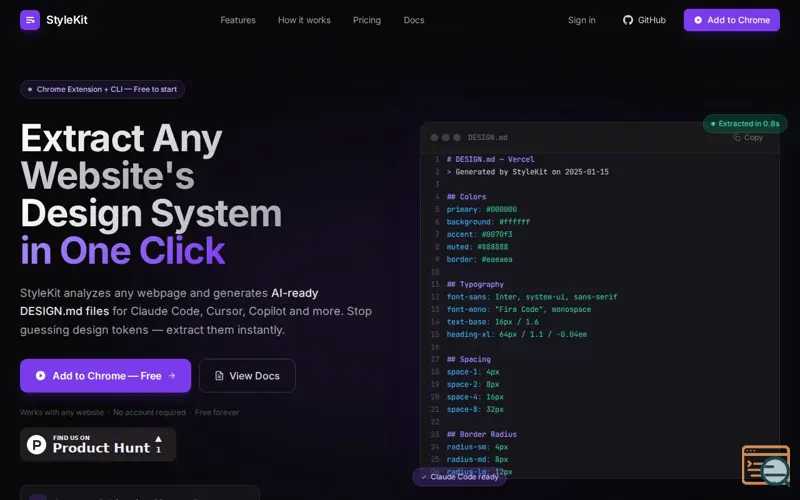 Screenshot of StyleKit