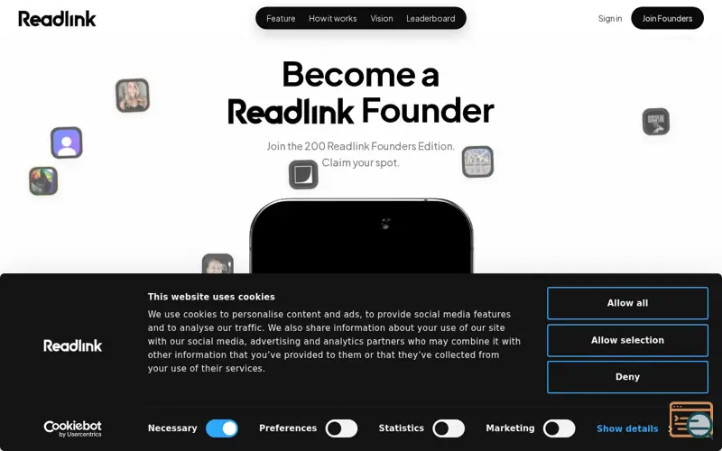 Screenshot of Readlink