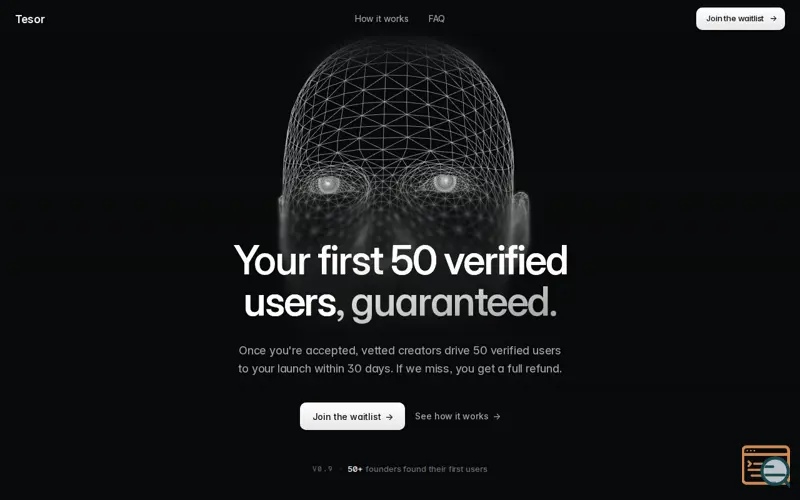 Screenshot of Tesor