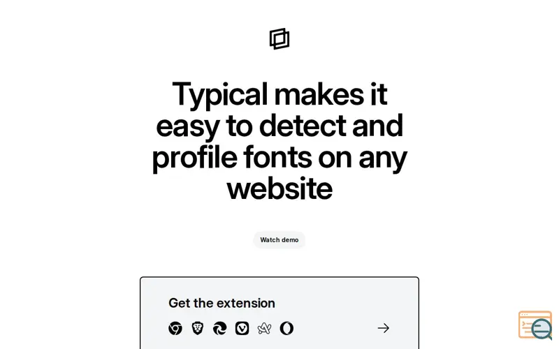 Screenshot of Typical