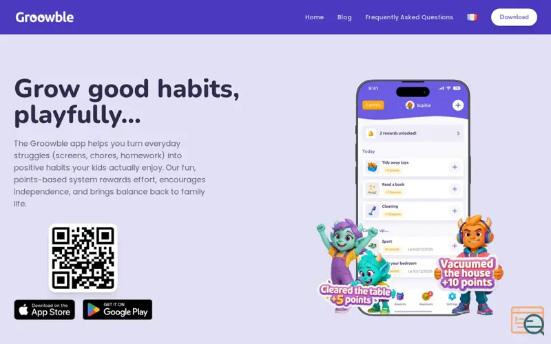 Screenshot of Groowble