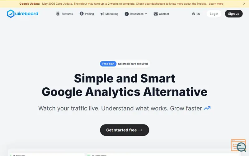 Screenshot of WireBoard