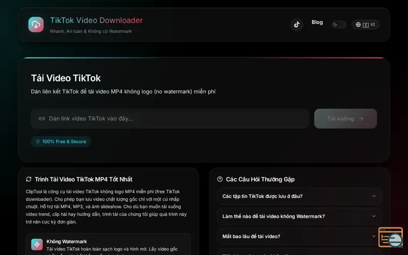 Screenshot of ClipTool