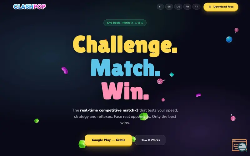 Screenshot of ClashPop
