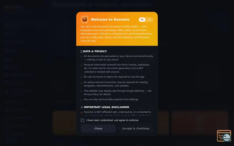 Screenshot of Ravomix