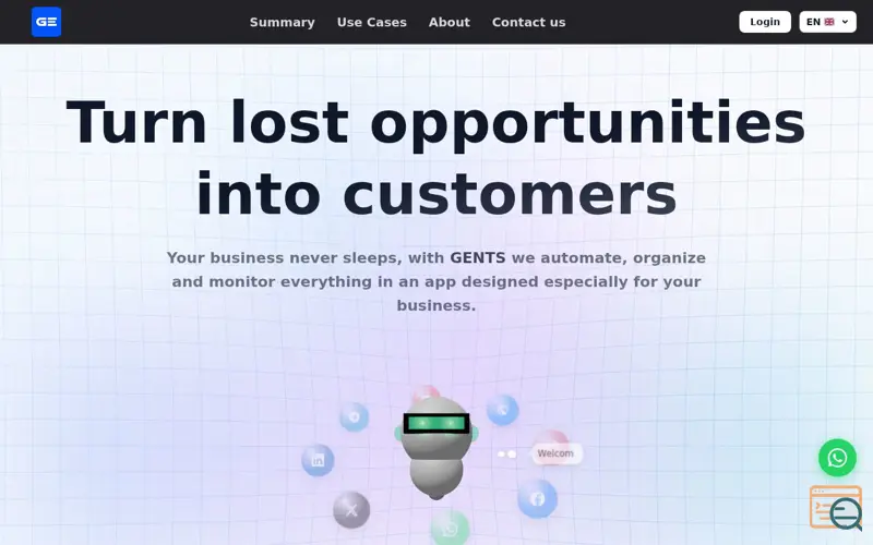 Screenshot of GENTS