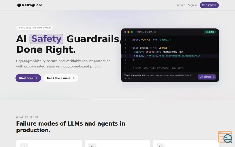 Screenshot of Retroguard