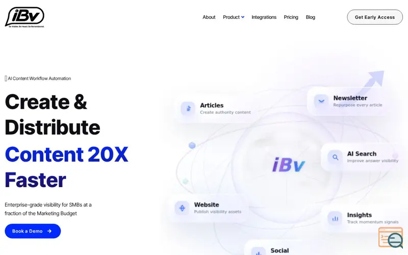 Screenshot of ibevisible