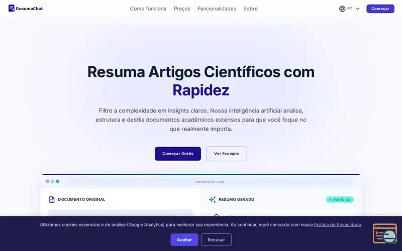 Screenshot of ResumaChat