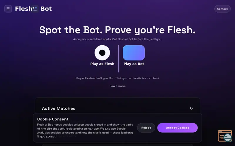 Screenshot of FleshorBot