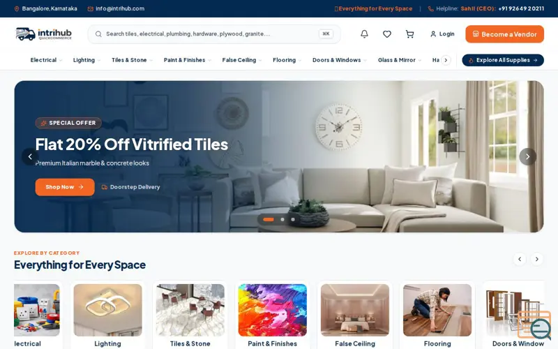Screenshot of Intrihub