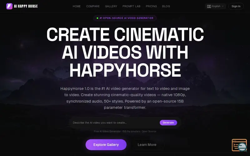 Screenshot of AI Happy Horse