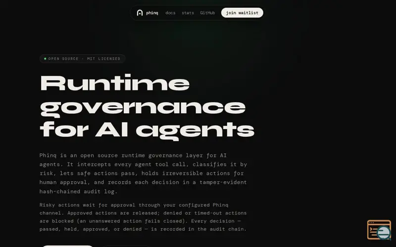 Screenshot of Phinq