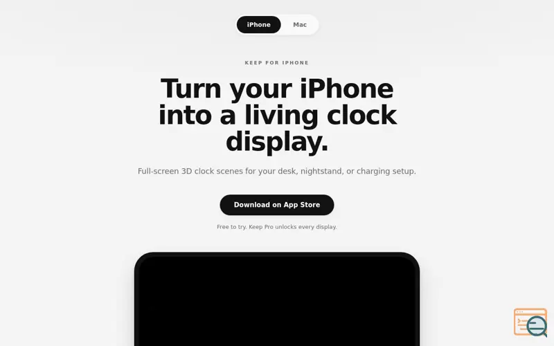 Screenshot of Keep