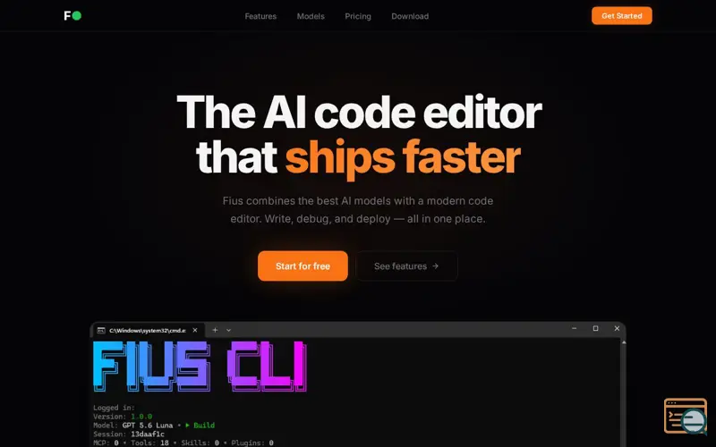 Screenshot of Fius