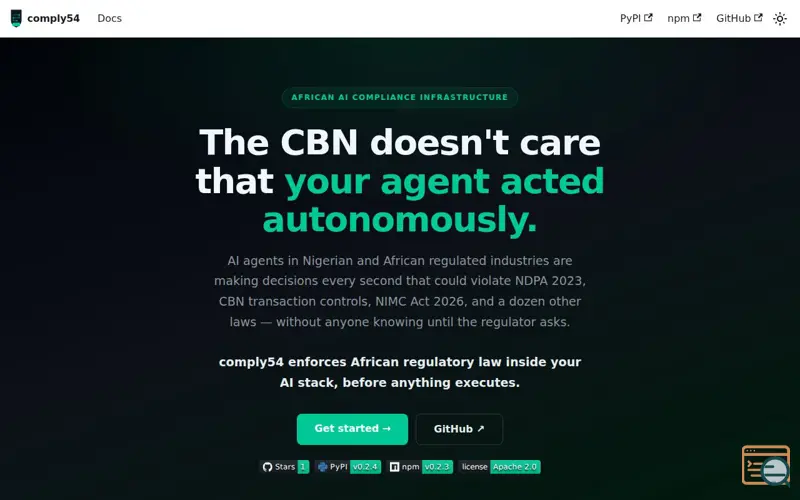Screenshot of comply54
