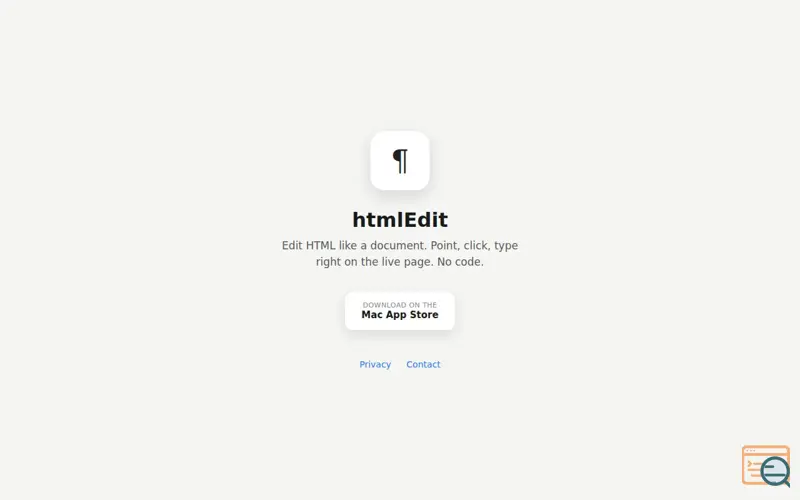 Screenshot of Htmledit