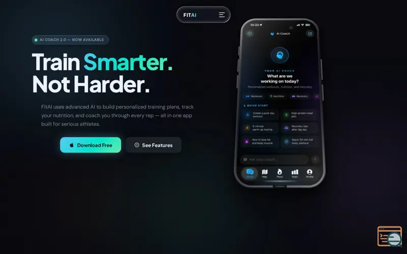 Screenshot of FitAI Tracker
