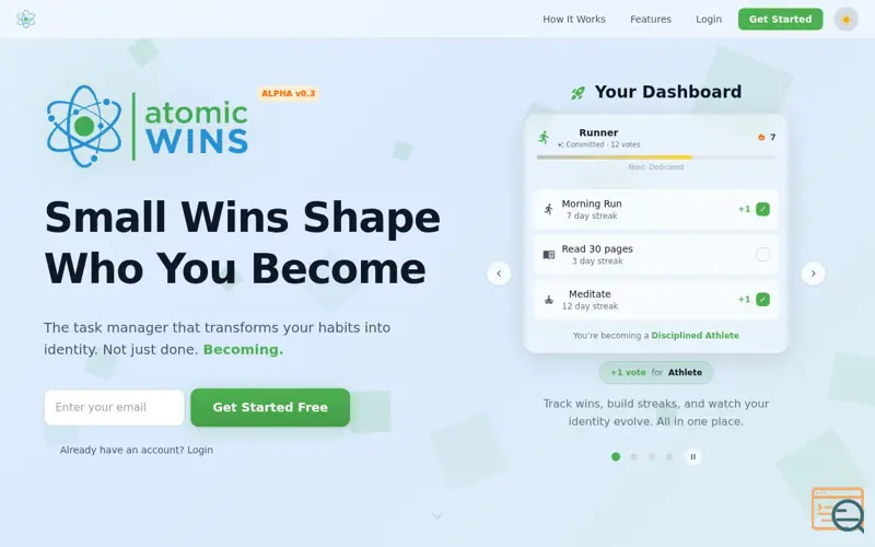 Screenshot of Atomic Wins