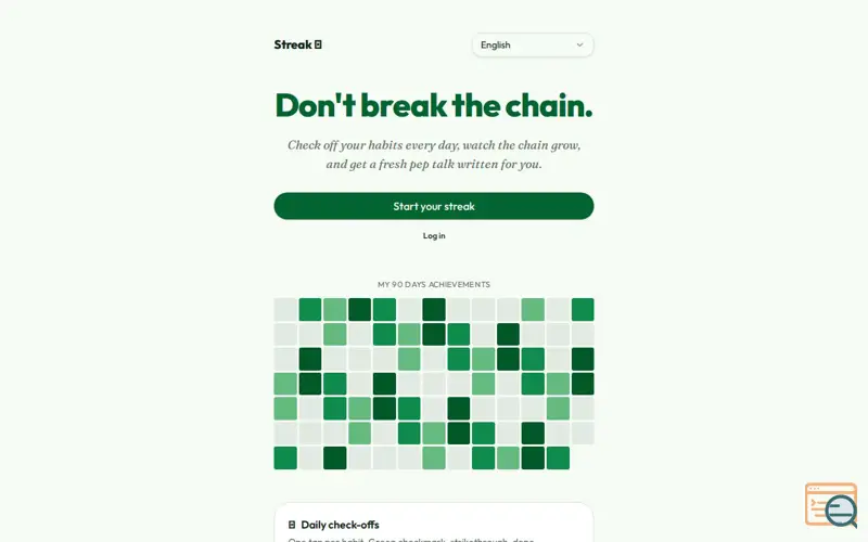 Screenshot of Streak —Social Habit Tracker