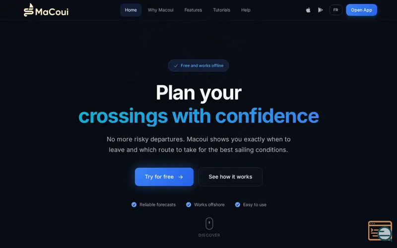 Screenshot of Macoui