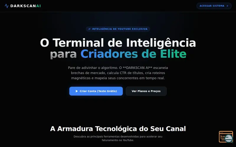 Screenshot of Darkscan AI