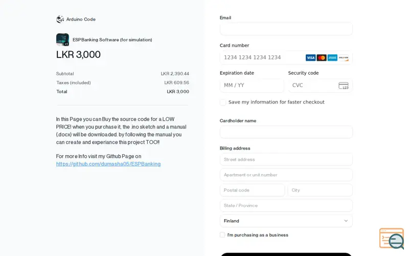 Screenshot of ESPBanking By Dumasha